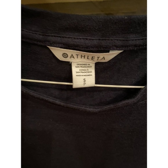 Athleta Breezy Tank Camisole Navy Women's Small Summer Athleisure Comfort Style - Picture 3 of 3